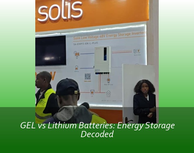GEL vs Lithium Batteries: Energy Storage Decoded